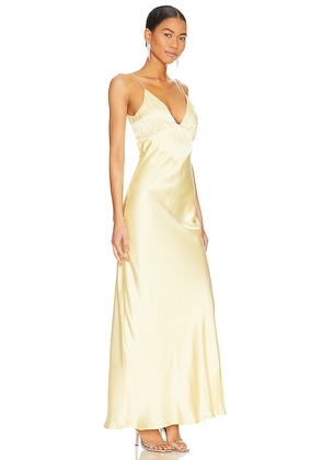 Bardot Capri Diamonte Slip Dress in Yellow. Size 12. Also in 10, 2, 4, 6, 8.