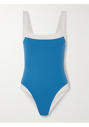 Marysia - Bianco Two-tone Swimsuit - Blue - x small,small,medium,large