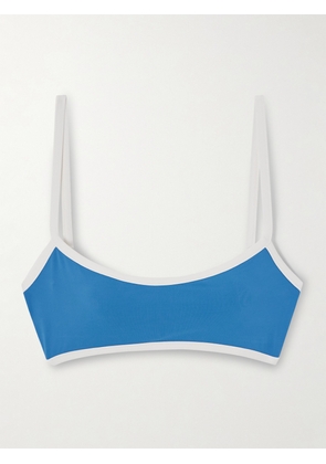 Marysia - Ligne Two-tone Bikini Top - Blue - x small,small,medium,large