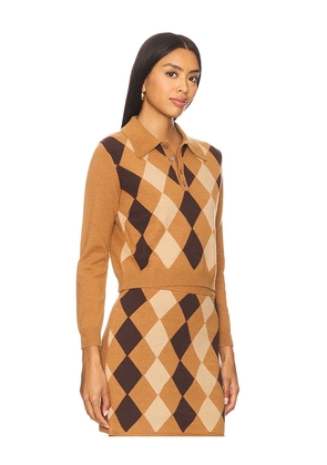 Callahan Dawn Polo in Tan. Size L. Also in XL.