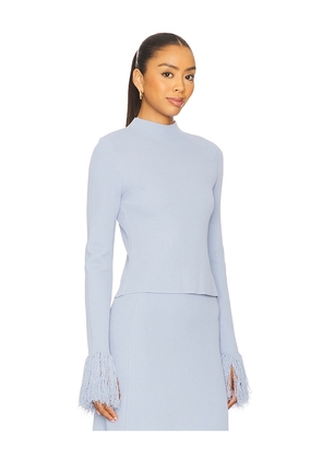 Clea Imogen Long Sleeve Knit Sweater in Baby Blue. Size L. Also in S.