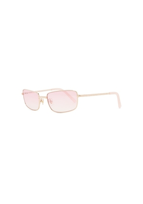 Lu Goldie Yuki Sunglasses in Pink.
