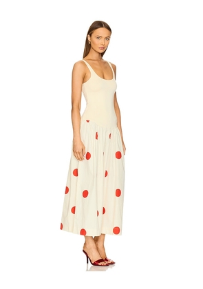 SWF Stretch Singlet Midi Dress in Ivory. Size M. Also in XL.