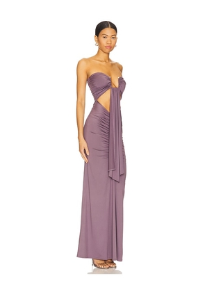 superdown Rosy Maxi Dress in Purple. Size M. Also in L, S, XL, XS, XXS.