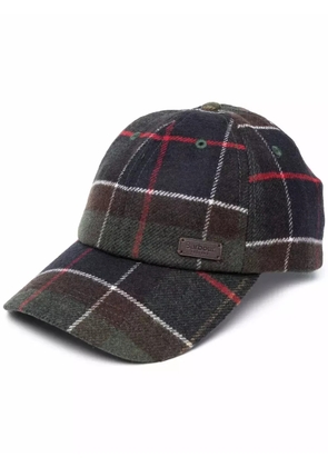 Barbour tartan check print cap - Green