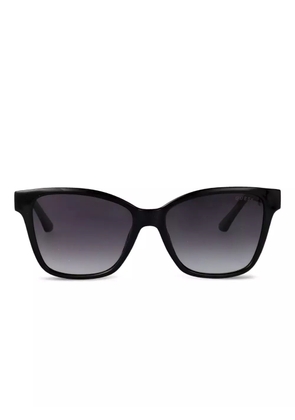 GUESS EYEWEAR logo-detail sunglasses - Black