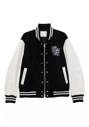 sacai Where The Wild Thing Are bomber jacket - Blue