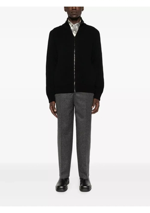 Roberto Collina zip-front merino-wool cardigan - Black