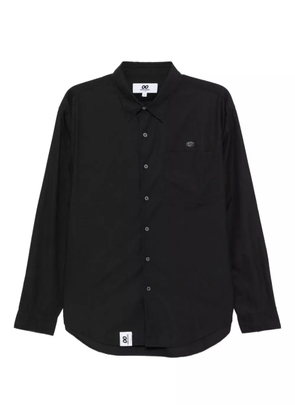 CHOCOOLATE logo-patched shirt - Black
