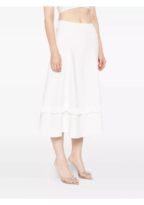 Needle & Thread pointelle-trim knitted skirt - Neutrals