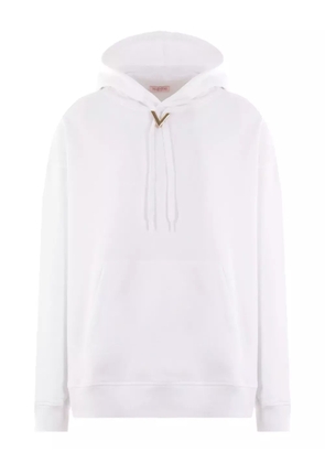 Valentino Garavani VLogo cotton hoodie - White