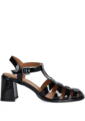 BILLI BI A8343 block-heel caged sandals - Black