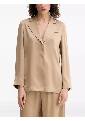 SIMONA CORSELLINI belted jacket - Brown