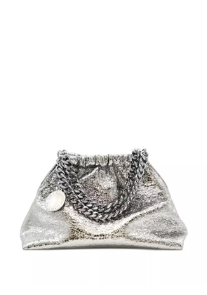 Stella McCartney chain-strap ruched clutch bag - Grey