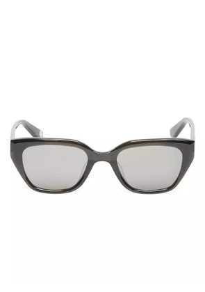 A BATHING APE® star-embellished geometric-frame sunglasses - Grey