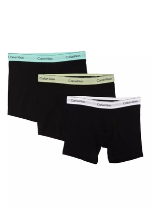 Calvin Klein logo-waistband boxers (set of three) - Black
