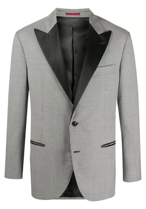 Brunello Cucinelli single-breasted fitted blazer - Grey
