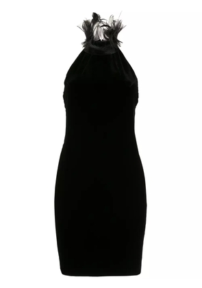 Ralph Lauren Collection ruffled halterneck dress - Black