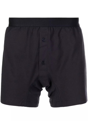 Comme Des Garçons Shirt front button detail boxers - Blue