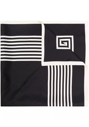 lescarf No. 2 silk scarf - Black