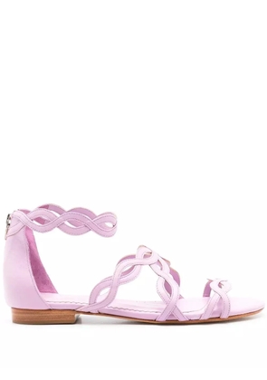 Sarah Chofakian Naomi II flat sandals - Purple