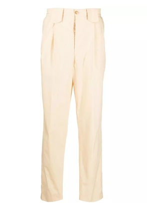 Nanushka pleat-detail high-waisted trousers - Neutrals