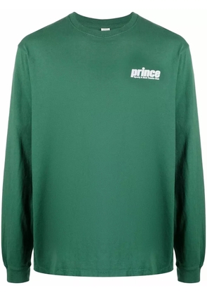 Sporty & Rich logo-print long-sleeve t-shirt - Green