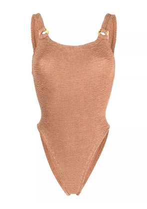 Hunza G Domino swimsuit - Brown