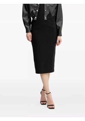 GUESS USA ruched midi skirt - Black