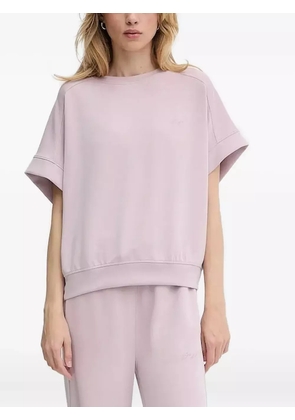 BOSS Enari pleated short-sleeve T-shirt - Pink