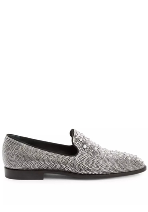 Giuseppe Zanotti Anthime crystal-embellished loafers - Black
