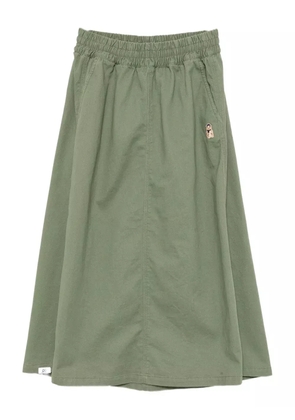 CHOCOOLATE a-line midi skirt - Green