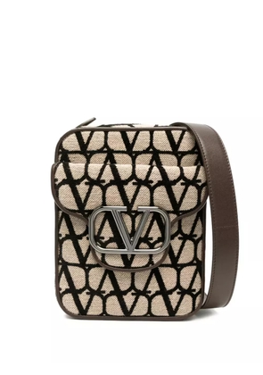 Valentino Garavani Locò Toile Iconographe crossbody bag - Neutrals