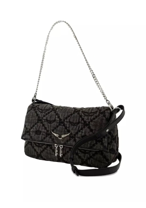 Zadig&Voltaire mini Rocky II quilted shoulder bag - Black