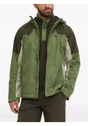 Columbia hooded panelled jacket - Green