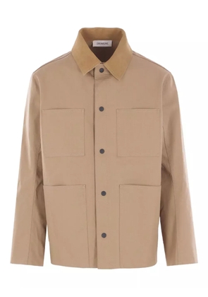 Diomene patch-pocket jacket - Brown