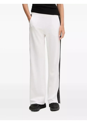 Ea7 Emporio Armani side-stripe track pants - White