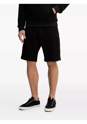 Ea7 Emporio Armani zip-detail logo shorts - Black