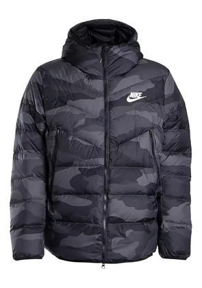 Nike down-fill camouflage puffer jacket - Black