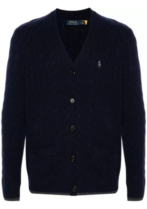 Polo Ralph Lauren Polo Pony-embroidered cardigan - Blue
