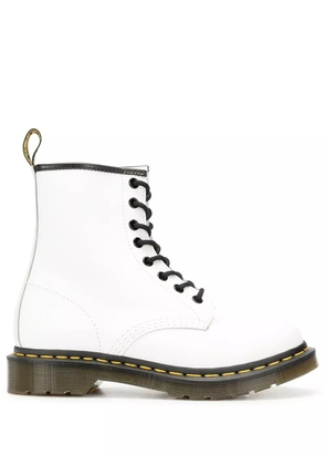 Dr. Martens ankle lace-up boots - White