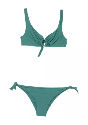 Fisico ring-detail bikini - Green