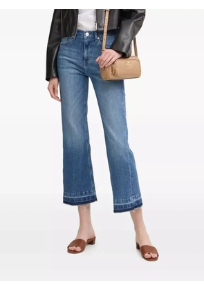 Joop! frayed-hem cropped jeans - Blue