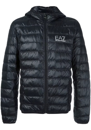Ea7 Emporio Armani zip up jacket - Black