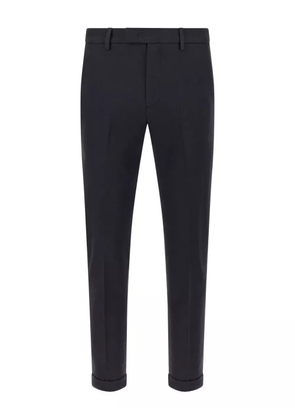 Department 5 pressed-pleat turn-up trousers - Blue