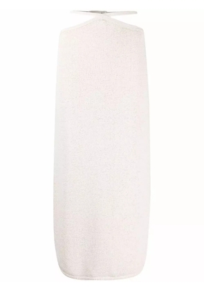 Cult Gaia cut-out detail midi-skirt - Neutrals