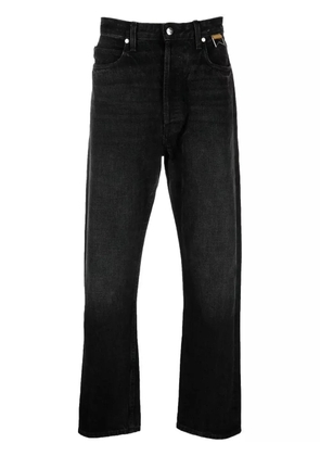 RHUDE mid-rise straight jeans - Black