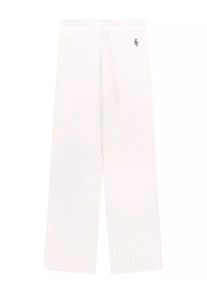 Sporty & Rich ribbed trousers - White