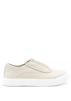Sarah Chofakian Kerby leather sneakers - Neutrals