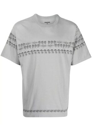 Neighborhood mushroom-print detail T-shirt - Grey